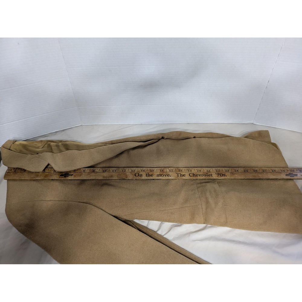 Oxxford Clothes Barneys NY Pure Camel Hair Blazer Tan Mens 38 40 Exmoor VTG FLAW - Picture 5 of 16